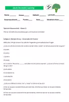 Vorschau - Arbeitsblätter - Spanisch-Klassenarbeit - Klasse 11 Thema Vertiefte Grammatikübungen und kreatives Schreiben - Deckblatt