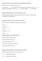 Vorschau - Arbeitsblätter - Spanisch-Klassenarbeit - Anfänger Thema Freizeitaktivitäten - Seite 1