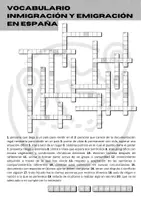 Vorschau - Spiele - 2 Kreuzworträtsel migración, inmigración, emigración España - Seite 3