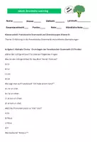 Vorschau - Arbeitsblätter - Klassenarbeit Französische Grammatik und Übersetzungen (Klasse 5) Thema Einführung in die französische Grammatik und einfache Übersetzungen - Deckblatt