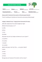 Vorschau - Arbeitsblätter - Klassenarbeit Französische Grammatik und Übersetzungen (Klasse 6) - Deckblatt