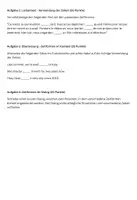 Vorschau - Arbeitsblätter - Klassenarbeit Französisch (Fortgeschrittenes Niveau) Thema Die Zeiten in Französisch - Seite 1