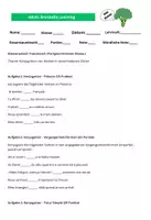 Vorschau - Arbeitsblätter - Klassenarbeit Französisch (Fortgeschrittenes Niveau) Thema Konjunktion von Verben in verschiedenen Zeiten - Deckblatt