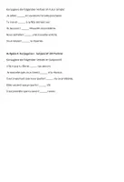 Vorschau - Arbeitsblätter - Klassenarbeit Französisch (Fortgeschrittenes Niveau) Thema Konjunktion von Verben in verschiedenen Zeiten - Seite 1