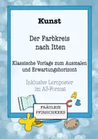 Vorschau - Arbeitsblätter - Farbkreis nach Itten - Vorlage & Poster - Deckblatt