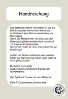 Vorschau - Arbeitsblätter - Materialpaket Wortarten - Tafelmaterial (nach Montessori) - Seite 2