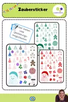 Vorschau - Präsentationen/Tafelbilder - GoodNotes Sticker | Weihnachten | farbeditierbare Zaubersticker - Seite 2