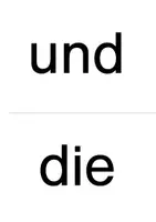Vorschau - Bildkarten - Blitzblick lesen - Die 100 häufigsten Wörter - Seite 1