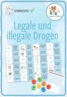 Vorschau - Spiele - Legale und illegale Drogen – Domino Spiel - Deckblatt