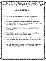 Aperçu - Feuilles d'exercices - Coloriages de Noël: textes à lire - Page 3