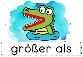 Vorschau - Arbeitsblätter - Materialpaket - Zahlen vergleichen: größer kleiner gleich - Seite 1