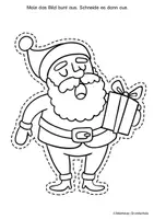 Vorschau - Mal- und Bastelvorlagen - Fensterbilder: Winter und Weihnachten - Seite 1
