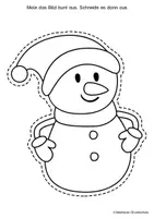 Vorschau - Mal- und Bastelvorlagen - Fensterbilder: Winter und Weihnachten - Seite 3