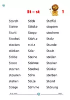 Vorschau - Unterrichtsreihen - Lese-Kiste : St & Str (einfach bis schwer) - Seite 3