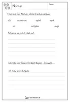 Vorschau - Arbeitsblätter - Wortschatzarbeit (Berlin 1-2 Klasse), Nomen erkennen, 3fach - Seite 3