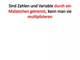 Vorschau - Präsentationen/Tafelbilder - 📦Materialpaket: Terme & Variable (5x fertige Präsentation) - Seite 2