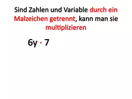 Vorschau - Präsentationen/Tafelbilder - 📦Materialpaket: Terme & Variable (5x fertige Präsentation) - Seite 3