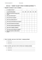 Vorschau - Arbeitsblätter - Interview futur simple - Deckblatt