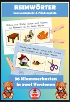 Vorschau - Stationenlernen - Reimwörter Klammerkarten zur Förderung der phonologischen Bewusstheit - Deckblatt