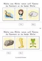 Vorschau - Stationenlernen - Reimwörter Klammerkarten zur Förderung der phonologischen Bewusstheit - Seite 3