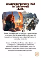 Vorschau - Unterrichtsreihen - Winter-Hörspiel & Bildergeschichte - Lina und der geheime Pfad im Winterwald - Teil 1 - Seite 3