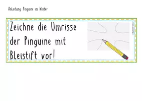 Vorschau - Stundenentwürfe - Kunststunde: Pinguine im Winter (A3) - Seite 3
