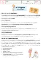 Vorschau - Arbeitsblätter - Infotext und Fallarbeit zur Schweigepflicht in der Pflege - Deckblatt