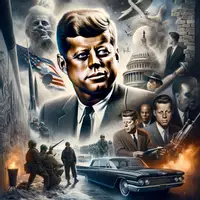 Vorschau - Arbeitsblätter - John F. Kennedy JFK - ein guter oder ein schlechter Präsident - Video - Arbeitsmaterial - Deckblatt