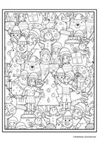 Vorschau - Mal- und Bastelvorlagen - Ausmalbilder: Mandalas zu Weihnachten - Seite 3