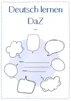 Vorschau - Anderer Materialtyp - Deckblatt DaZ - Seite 1
