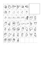 Vorschau - Fördermaterial/Inklusion - Fingeralphabet - Font - Schrift - Gebärdensprache - Seite 3