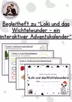 Vorschau - Arbeitsblätter - Begleitheft zum interaktiven Adventskalender "Loki und das Wichtelwunder" - Deckblatt