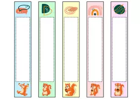 Vorschau - Anderer Materialtyp - Ordnerrücken schmal + breit - Eichhörnchen für die Eichhörnchenklasse - Seite 2