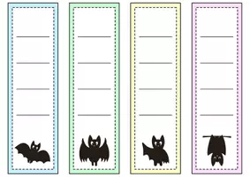 Vorschau - Anderer Materialtyp - Ordnerrücken schmal + breit - Fledermaus für die Fledermausklasse - Seite 1