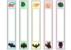 Vorschau - Anderer Materialtyp - Ordnerrücken schmal + breit - Fledermaus für die Fledermausklasse - Seite 2