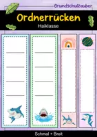 Vorschau - Anderer Materialtyp - Ordnerrücken schmal + breit - Hai für die Haiklasse - Deckblatt