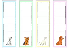 Vorschau - Anderer Materialtyp - Ordnerrücken schmal + breit - Hund für die Hundeklasse - Seite 1