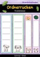Vorschau - Anderer Materialtyp - Ordnerrücken schmal + breit - Koala für die Koalaklasse - Deckblatt