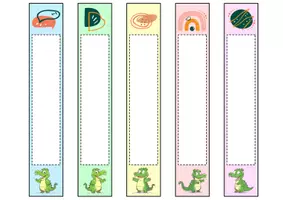 Vorschau - Anderer Materialtyp - Ordnerrücken schmal + breit - Krokodil für die Krokodilklasse - Seite 2