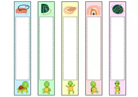 Vorschau - Anderer Materialtyp - Ordnerrücken schmal + breit - Schildkröte für die Schildkrötenklasse - Seite 2