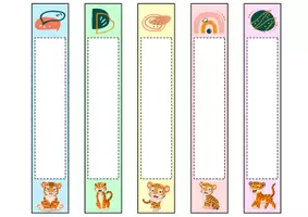 Vorschau - Anderer Materialtyp - Ordnerrücken schmal + breit - Tiger für die Tigerklasse - Seite 2