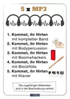Vorschau - Audio-Dateien - MUSIK 🎧 Kommet ihr Hirten 5 Audiodateien • Vollversion 🎄 Weihnachtslied - Seite 1