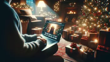 Vorschau - Mal- und Bastelvorlagen - Weihnachten und die Digitalität? - Digitalisierung - Digital feiern - Einstieg + Text + AB mit Aufgaben Leseverständnis - Tolle Stunde (Grundschul-Version) - Deckblatt