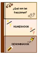 Vista previa - Unidades / Secuencias / Situaciones de Aprendizaje - ¿Qué son las fracciones? - Portada