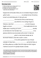 Vorschau - Arbeitsblätter - Arbeitsblatt "Religiöse Feste" + interaktive Lösung & MP3 + Infografik - Deckblatt