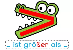 Vorschau - Spiele - Tafelmaterial Zahlen vergleichen: Größer - kleiner - gleich - Seite 3