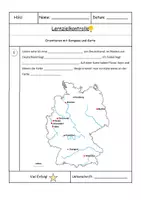 Vorschau - Test - Probe Orientieren mit Kompass und Karte - Seite 1