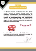 Vorschau - Arbeitsblätter - Das blutige One Minute Wonder ! - Deckblatt