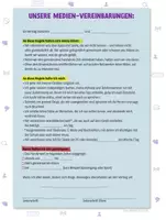 Vorschau - Arbeitsblätter - Unterrichtseinheit zum Thema Handynutzung - Deckblatt