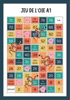 Vista previa - Juegos / Gamificación - JEU DE L'OIE A1 (nombres, être, avoir, s'appeler) - página 1
